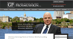 Desktop Screenshot of lawyertrenton.com